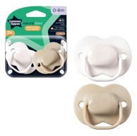 TOMMEE TIPPEE Duda varalica, lateks, cherry, 0-6 mj, 2 kom