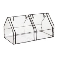 NORTHIX PVC staklenik, 2 vrata, željezni okvir