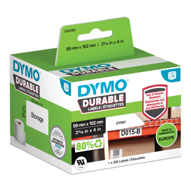 DYMO Traka LW 2112290, 102 mm x 59 mm, 300 kom, bijela
