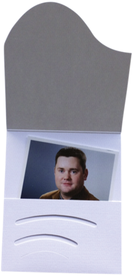 DAIBER Mape za fotografije Wave Linen 16019 1x100, bijela