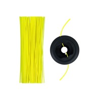NIKCORP Glava trimera s dvostrukim flaksom, najlonska nit 2,4 mm, 30 m, žuta