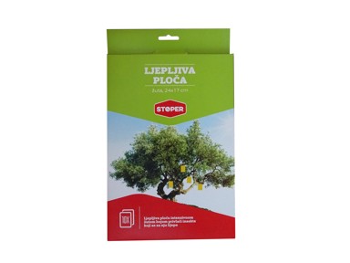 STOPER Insekticid žuta ljepljiva ploča 24X17 cm