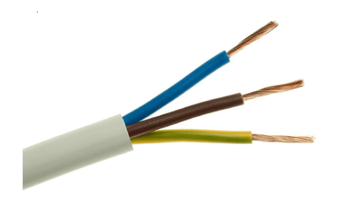 Instalacijski kabel H03VV-F (OMY) 3x0,5 žuto-bijelo, 25 m