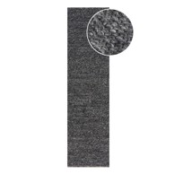 FLAIR RUGS Tamno siva ručno rađena staza od mješavine vune 60x230 cm Minerals