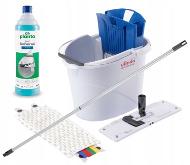 VILEDA PROFESSIONAL početni set UltraSpeed Mini sa sredstvom za pranje podova