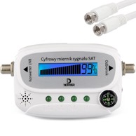 DEXXER Tražilo satelitskog signala, digitalno, LCD, s antenskim kabelom