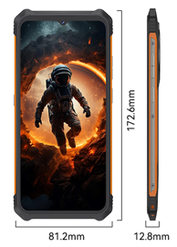 CUBOT King Kong ES, 6/128 GB, crni