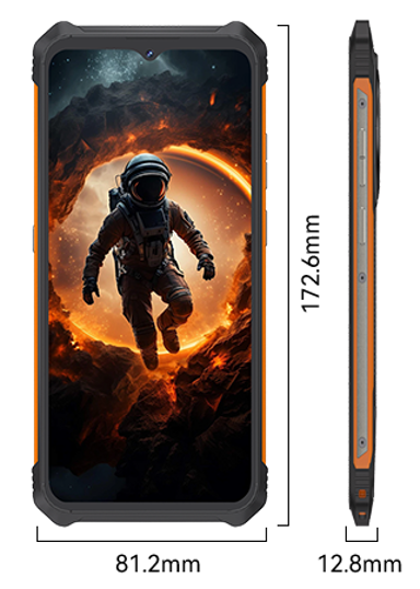 CUBOT King Kong ES, 6/128 GB, crni