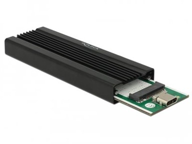 DELOCK Aluminijsko eksterno kućište za M.2 NVMe PCIe, USB-C, crni