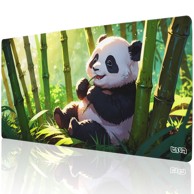 TILT Podloga za miš Panda i ukusni bambus, 100 x 50 cm
