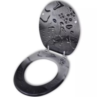 MDF Sjedalo WC školjke s dizajnom kapi vode