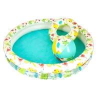 BESTWAY dječji bazen set 122 cm, bazen, kolut i lopta za vodu