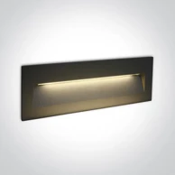 Vanjska ugradbena zidna LED svjetiljka DM68068C/AN/V, 6 W, antracit
