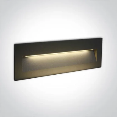 Vanjska ugradbena zidna LED svjetiljka DM68068C/AN/V, 6 W, antracit