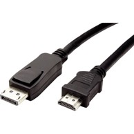 ROLINE Kabel VALUE, DisplayPort 1.1 (M) na HDMI (M), 4,5 m