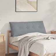 Jastuk za leđa, svijetlo sivi, 120 x 50 cm