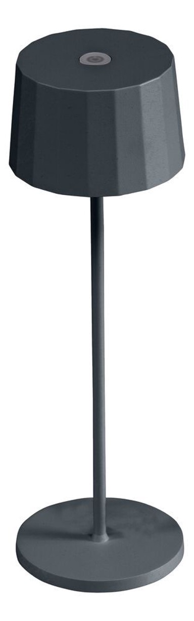 KETTLER Stolna lampa Ribbed, siva
