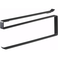 YAMAZAKI Crni viseći držač za kuhinjske ručnike Tower