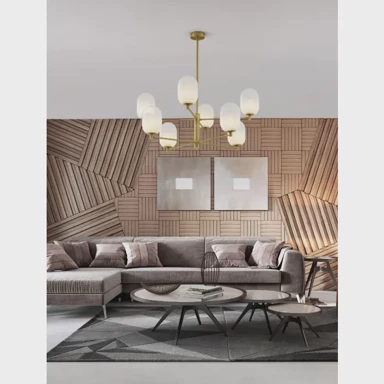 NOVA LUCE Visilica Balor G9, IP20 NL9009245, brass zlatna