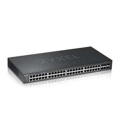 ZYXEL Switch GS2220-50, 44x RJ45 1G, 4x combo RJ45/SFP+, 2x SFP, upravljani, rackmount