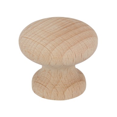 SIRO Ručka za namještaj dugme, bukva sirova