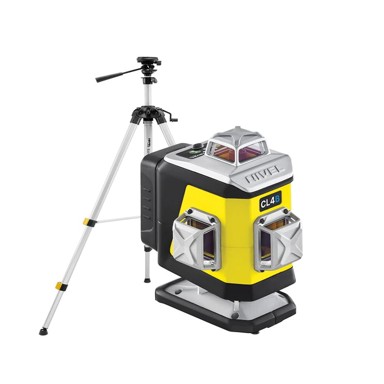 NIVEL SYSTEM CL4B Linijski laser – nivelir, 4×360° plave linije + stativ + Li-ion baterija + Bluetooth