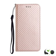 XIEKE Preklopna karbonska futrola za Xiaomi Redmi Note 9S/9 Pro/9 Pro Max Baby pink