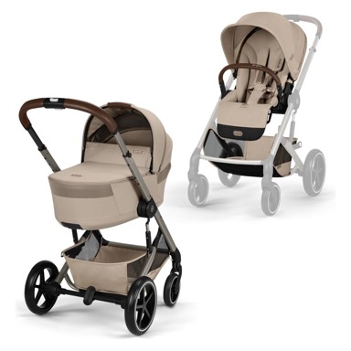 CYBEX Kolica Balios S Lux TPE 2026, 2 u 1, 526001689, Almond Beige