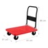 NORTHIX Kolica s platformom sklopiva nosivosti 300 kg, crvena