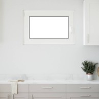 Prozor za podrum Risor 90 x 70 cm PVC i staklo, bijeli