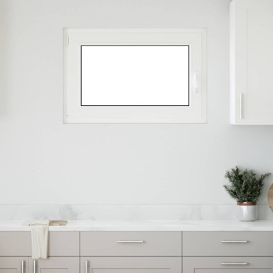 Prozor za podrum Risor 90 x 70 cm PVC i staklo, bijeli