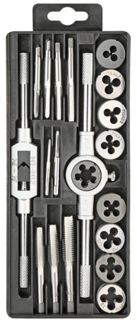 Set nareznica i ureznika M3–M12 G-580-3190, 20 kom.