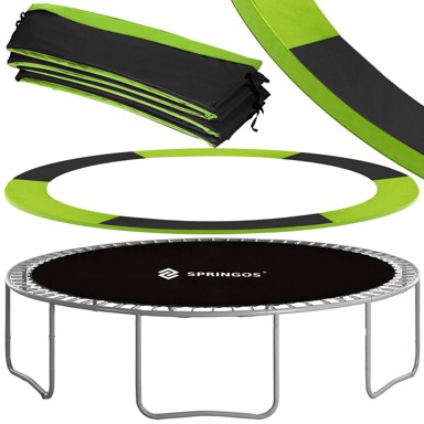 Navlaka za trampolin, 244 cm, zeleno-crna