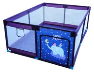 Vrtić za bebe Elephant, pravokutni, tamno plavi