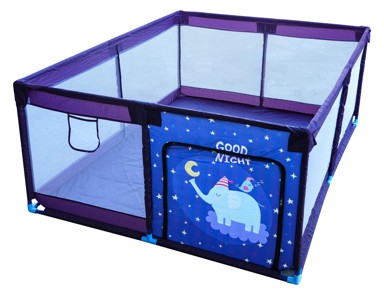 Vrtić za bebe Elephant, pravokutni, tamno plavi