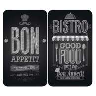 WENKO Stakleni poklopac za štednjak Bon Appetit 52x30 cm 5 kom 