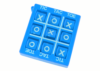 TIC TAC TOE Igra, 4.5 cm, Plava