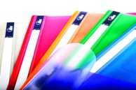 Mapa s metalnim mehanizmom mat zelena