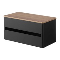 YAMAZAKI Crni metalni stalak za papirnate ručnike Rin 