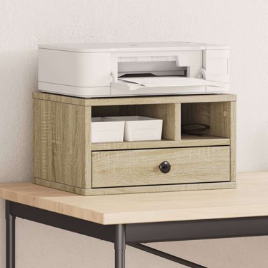 Stalak za pisač, sonoma hrast, 40 × 32 × 22,5 cm