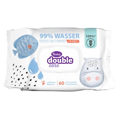 VIOLETA Toaletni papir Double Care vlažni DC 99% voda 60/1