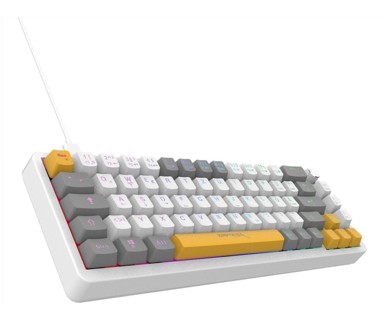 INCA Gaming tipkovnica, USB, mehanička, bijela