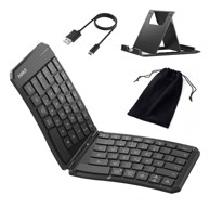 INATECK Tipkovnica N0131_BLACK, Bluetooth, sklopiva, crna