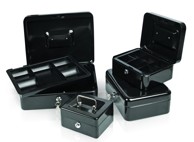 FORPUS Metalna blagajna, dimenzije 320 × 230 × 75 mm