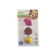 PAWISE Igračka za glodavce Wood'n Loofah Pretty Toys