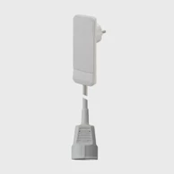BACHMANN Produžni kabel s ravnim utikačem 3x220V 1,5 m bijeli 933.006
