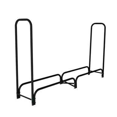 AGA Stalak za drva 200x36x116 cm, crni