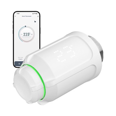 BOT Pametna Zigbee WiFi termostatska glava TH7 Tuya