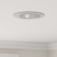 Ugradbena stropna rasvjeta GU10 6kom, okrugla, srebrna