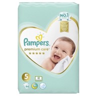 PAMPERS Pelene, Premium Care, veličina 5, 11–16 kg, 44 kom